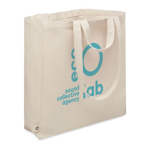 Recycled cotton shopping bag beige | No Branding | not available | not available | not available