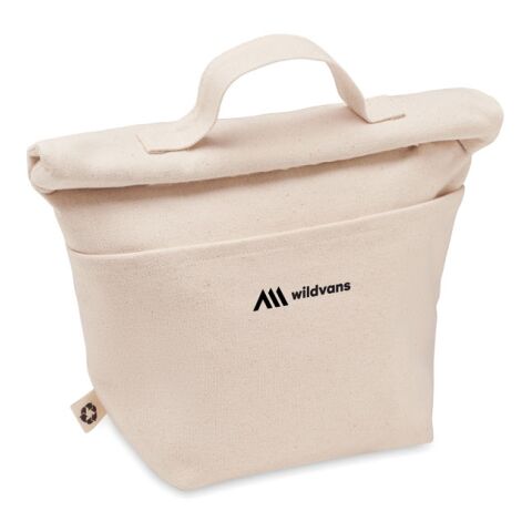 Recycled cotton cooler bag beige | Without Branding | not available | not available | not available