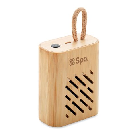 Pocket 3W bamboo wireless speaker wood | No Branding | not available | not available