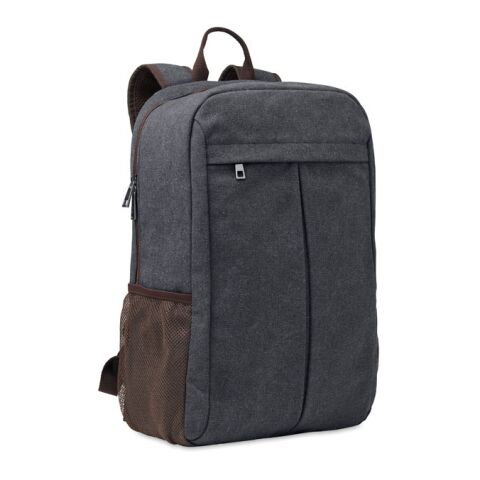 Computer backpack in canvas black | No Branding | not available | not available | not available