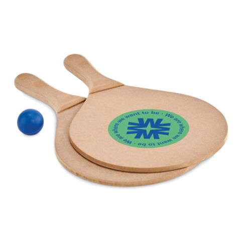 Beach tennis set with paddles wood | No Branding | not available | not available | not available