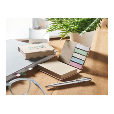 Recycled memo pad set beige | No Branding | not available | not available | not available