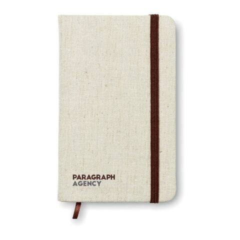 A6 canvas notebook lined