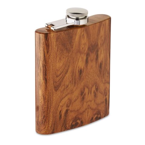 Slim hip flask 190 ml brown | No Branding | not available | not available | not available