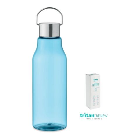 Tritan Renew™ bottle 800ml transparent/blue | Without Branding | not available | not available | not available