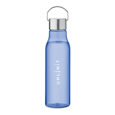 RPET bottle with PP lid 600 ml royal blue | No Branding | not available | not available