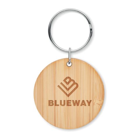 Round bamboo key ring wood | No Branding | not available | not available | not available