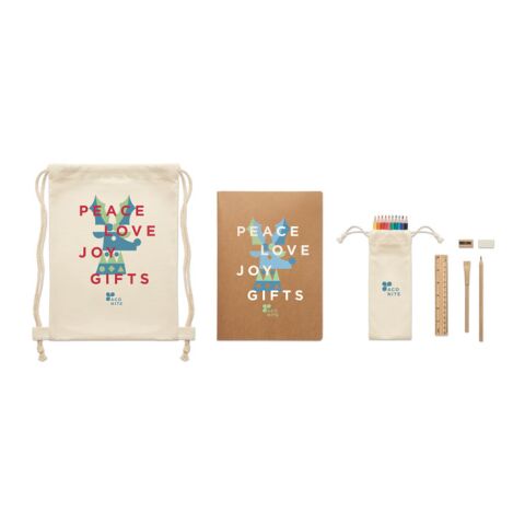 Kids drawing set in drawstring