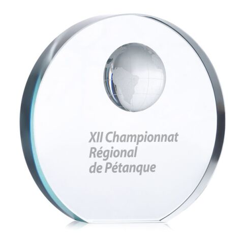 Globe glass trophy transparent | Without Branding | not available | not available