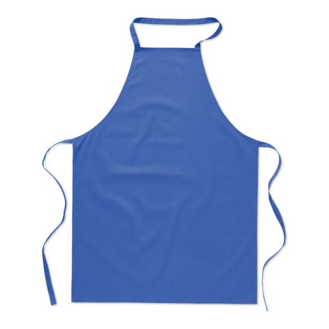 Kitchen apron in cotton royal blue | 1-colour Screen Print | FRONT | 200 mm x 200 mm | not available