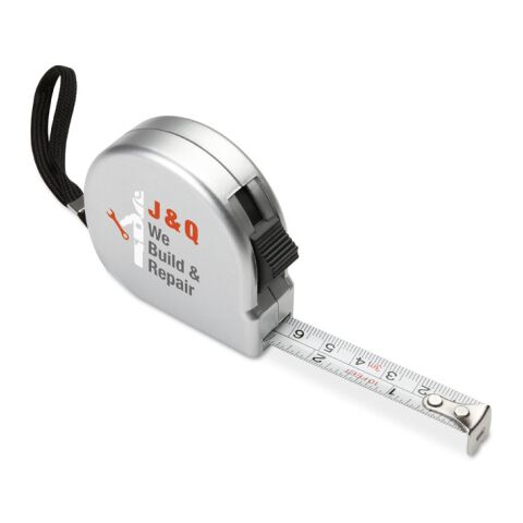 Measuring tape 2m matt silver | Without Branding | not available | not available | not available