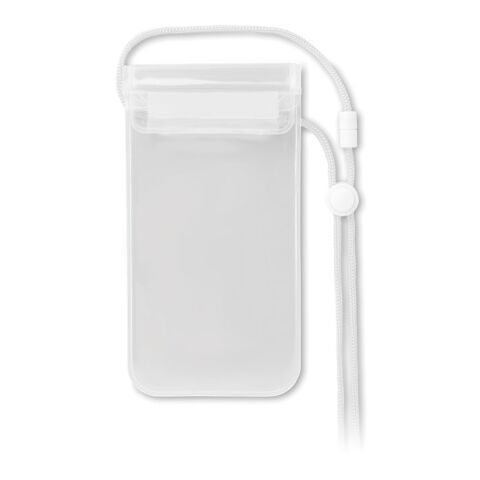 Smartphone waterproof pouch transparent/white | No Branding | not available | not available