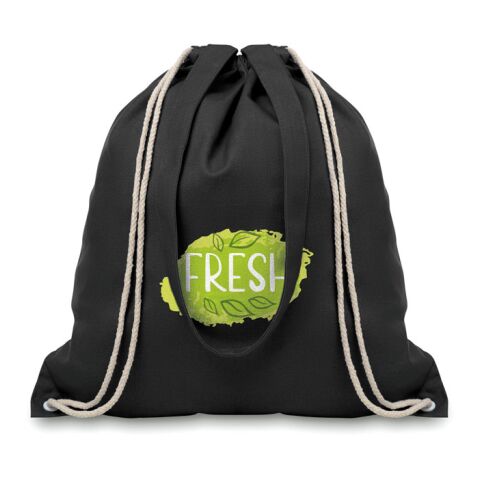 220gr/m² drawstring canvas 2 function bag