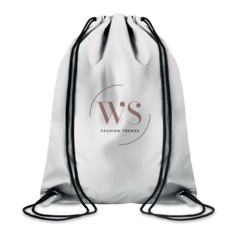 Reflective polyester drawstring bag silver | No Branding | not available | not available | not available