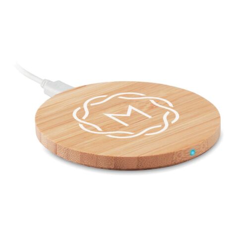 Wireless charger in bamboo 5W wood | No Branding | not available | not available