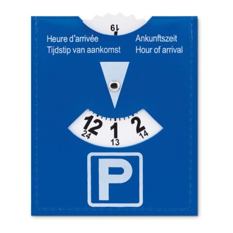 Parking card in PVC blue | Without Branding | not available | not available