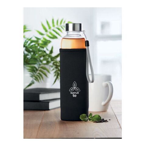 Single wall glass bottle 500ml black | No Branding | not available | not available | not available