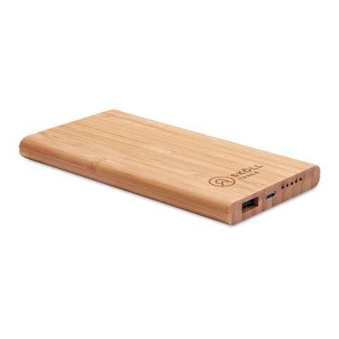 Wireless power bank in bamboo wood | No Branding | not available | not available