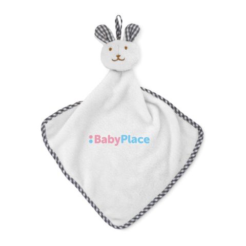 Plush rabbit design baby towel white | Without Branding | not available | not available | not available