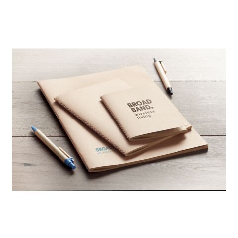 A6 recycled notebook 80 plain pages beige | No Branding | not available | not available | not available