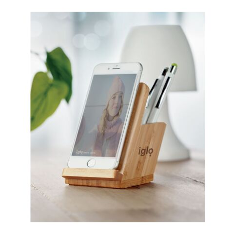 Wireless charger penholder 5W wood | No Branding | not available | not available