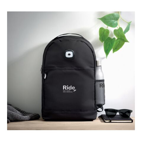 Backpack in RPET &amp; COB light black | No Branding | not available | not available | not available