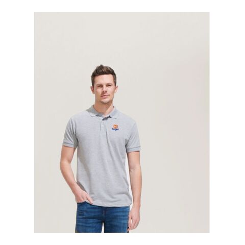 PRIME MEN POLO 200gr Black | L | 1-color Screen Print | ARM LEFT | 85 mm x 70 mm | not available