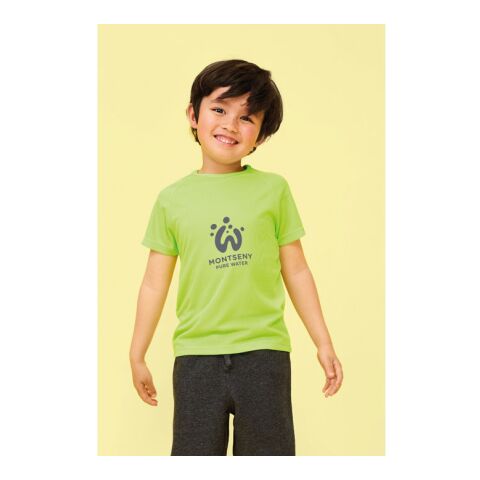 SPORTY KIDS T-SHIRT SPORT Apple Green | 3XL | 1-color Screen Print | CHEST | 70 mm x 70 mm | not available