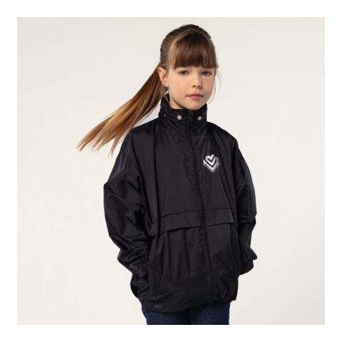 SURF KIDS WINDBREAKER 210g Black | 5XL | 1-color Screen Print | BACK | 300 mm x 400 mm