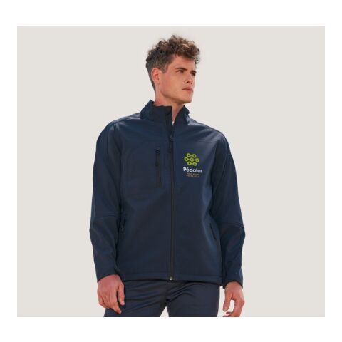 RELAX MEN SS JACKET 340g Abyss Blue | XXL | Embroidery | ARM LEFT | 80 mm x 80 mm | 80